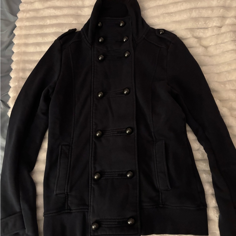 ⭐️ 2/ $15 ⭐️  Esprit Dark Blue Double-Breasted Military Jacket